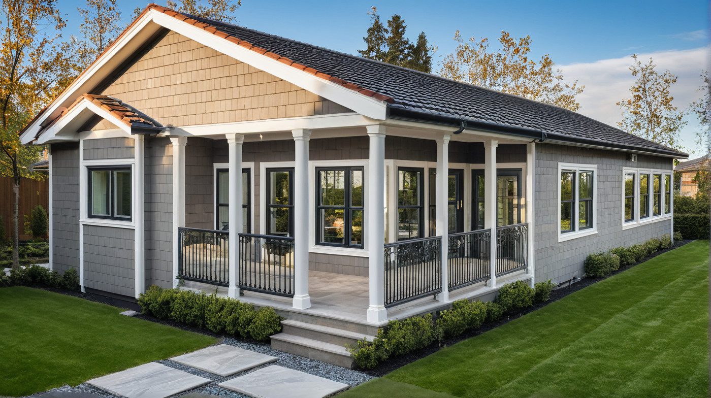 larissa-elevation-1 Larissa home plan from Cutting Edge Homes - California Modular Homes